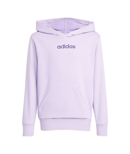 Sweat adidas Linear Fleece Hd Enfant Lilas Sweat adidas Linear Fleece Hd Enfant Lilas