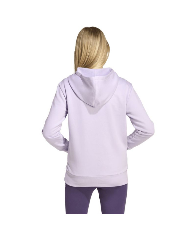 Sweat adidas Linear Fleece Hd Enfant Lilas
