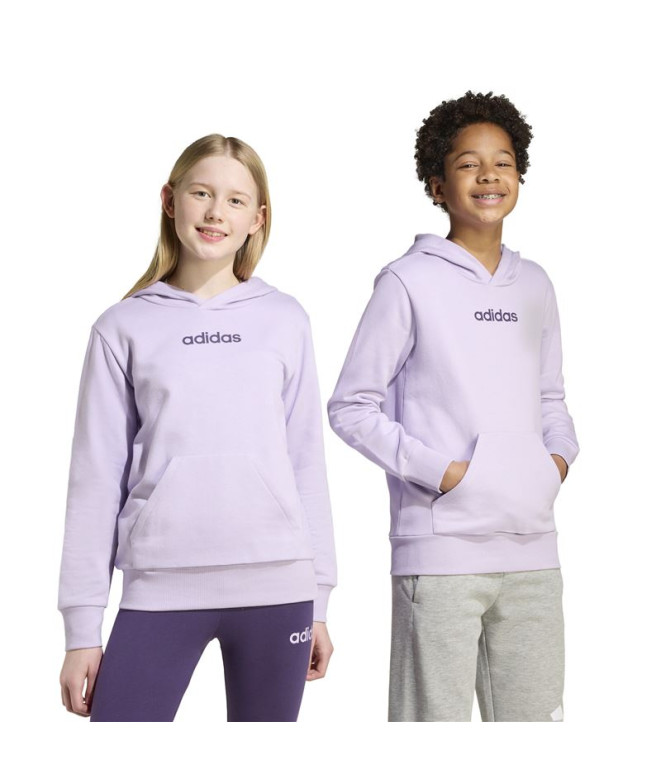 Sweat adidas Linear Fleece Hd Enfant Lilas