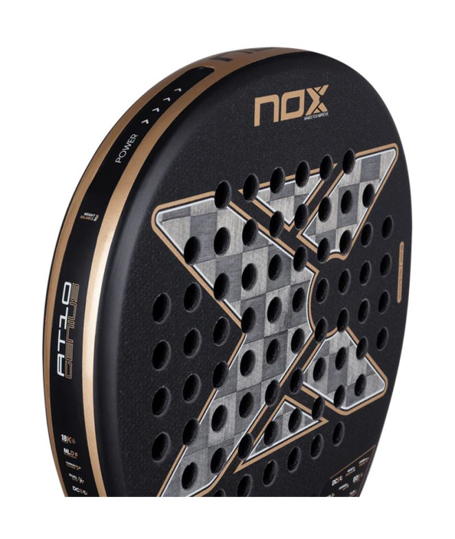 Pala de Padel Nox AT10 Genius 18K Alum By...