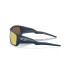 Lunettes de soleil Oakley Masseter Abyss mate Homme Noir/Jaune
