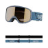 Lunettes de ski de Ski et Snowboard Salomon Goggles Rio Smoke Bleu/Univ Or Enfant
