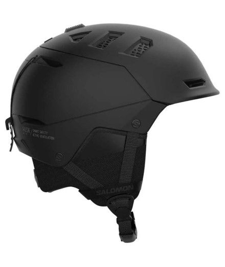 Casque de Ski et Snowboard Salomon Casque Husk Pro Noir Casque de Ski et Snowboard Salomon Casque Husk Pro Noir