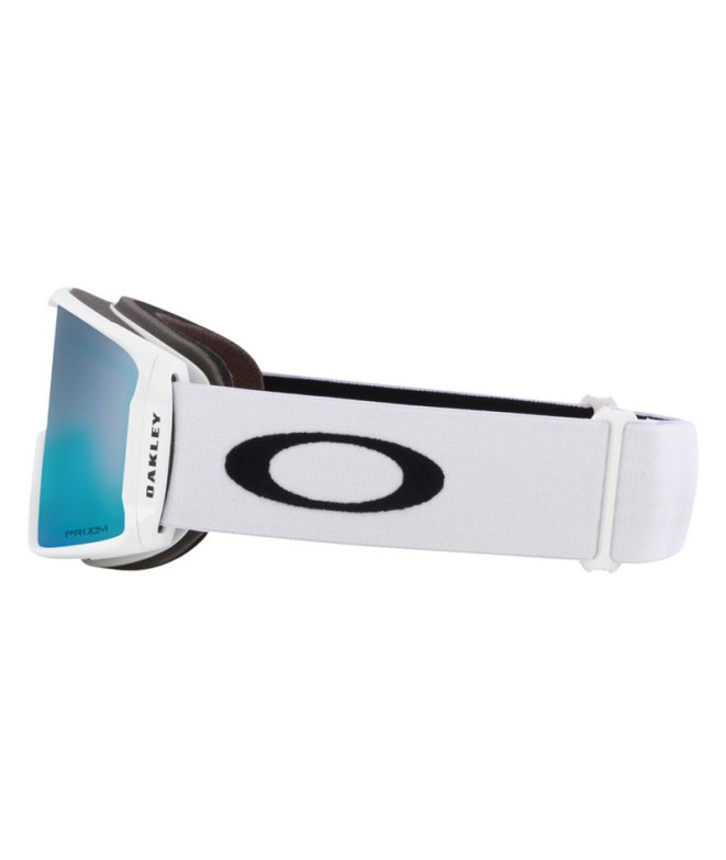 Masque de Ski Oakley Line Miner L Homme Blanc Mat