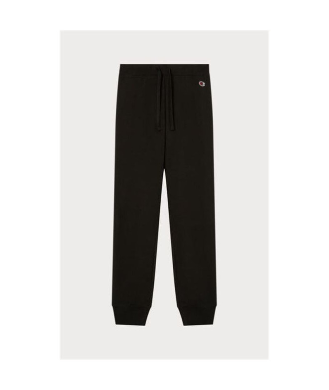 Pantalón Champion Rib Cuff Mujer Negro