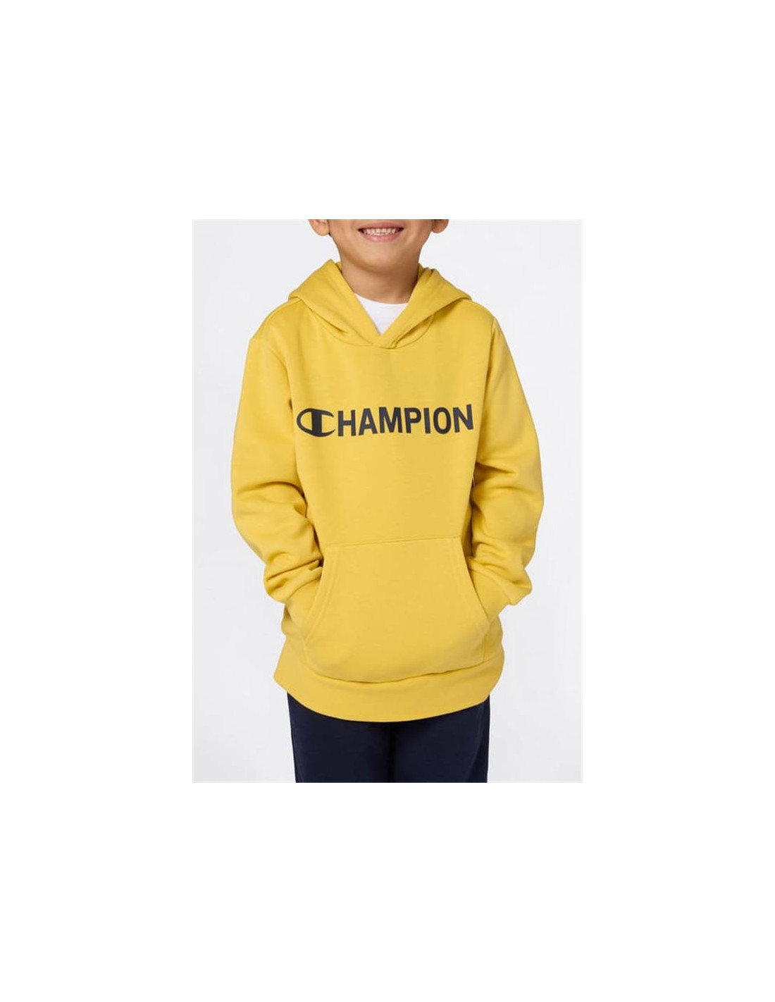 Sudadera Champion Graphic Shop Niño Amarillo Atmósfera Sport