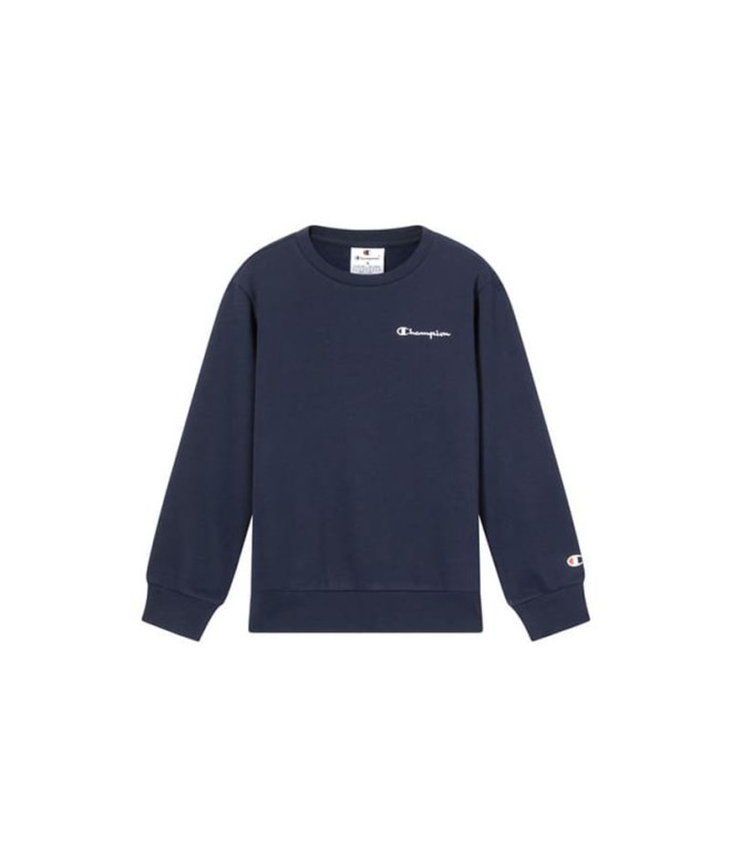 Sweat Champion Icons Contrast Enfant Bleu Marine