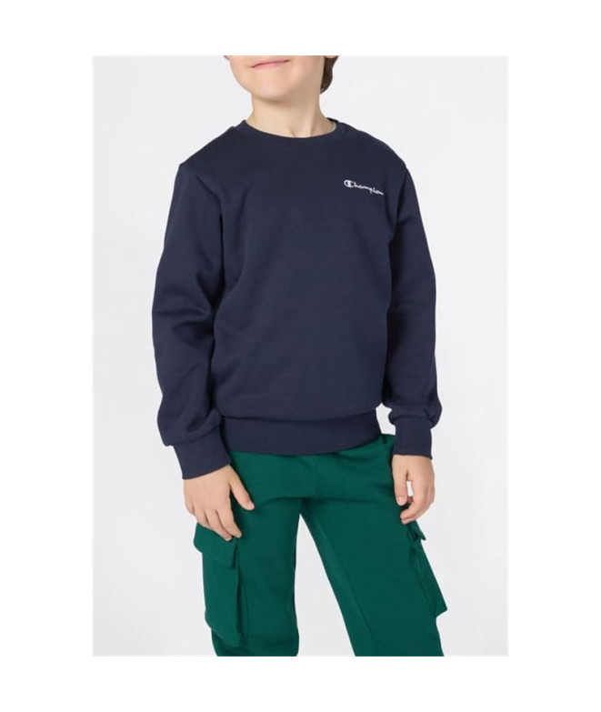 Sudadera Champion Icons Contrast Niño Azul Marino