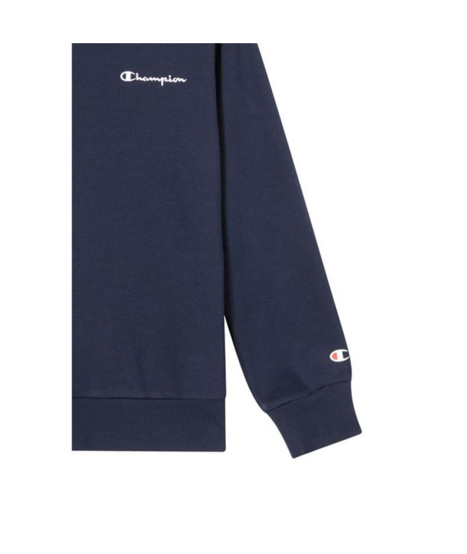 Sudadera Champion Icons Contrast Niño Azul Marino