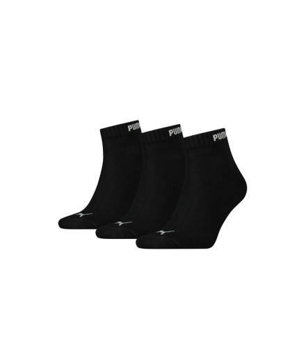 Chaussettes Puma Quarter-V 3P Noir
