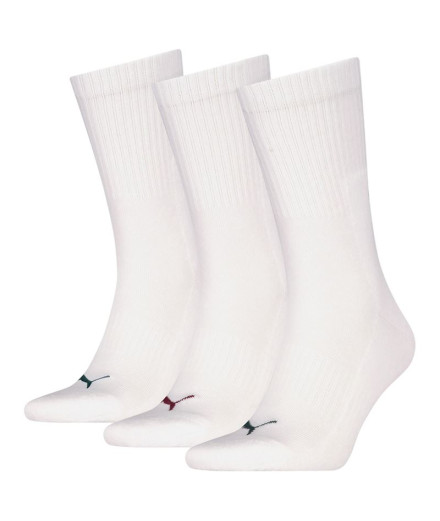 Meias Puma Unissex Almofadados Next Crew 3P Unissex...