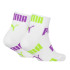 Chaussettes Puma Logo Aop Quarter 2P Enfant Blanc