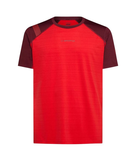 Camiseta La Sportiva Sunfire Hombre Mountain Red/Redwood