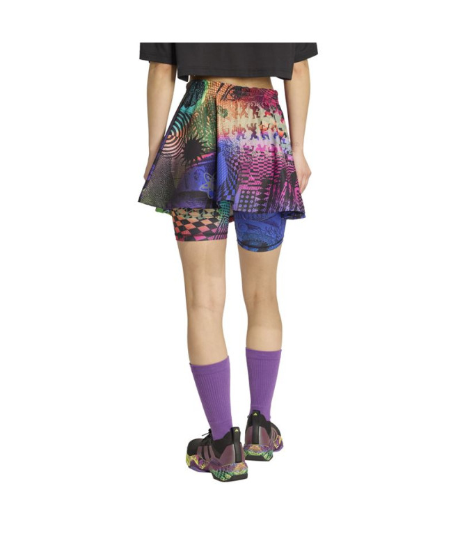 Jupe de Fitness adidas Js Skirt Femme Jaune