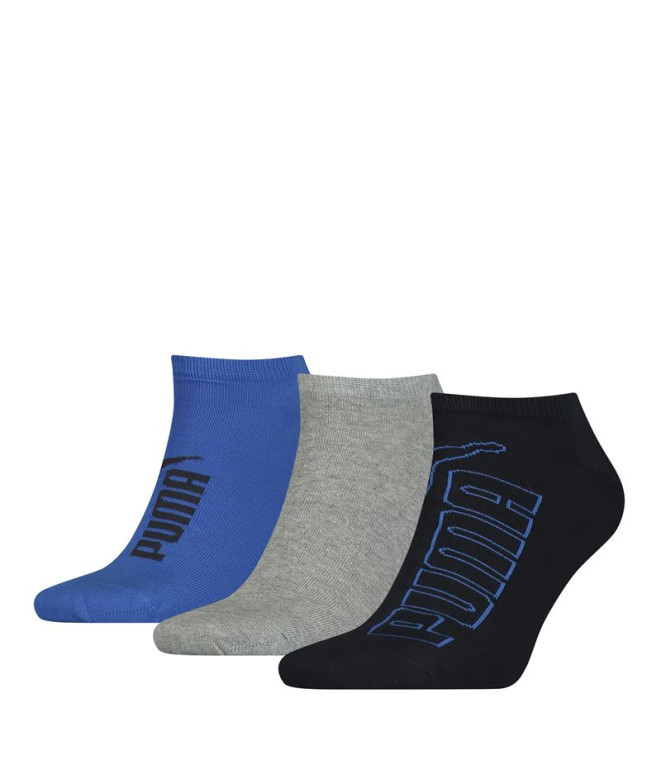 Calcetines Puma Graphic Sneaker 3P Navy / Gris...