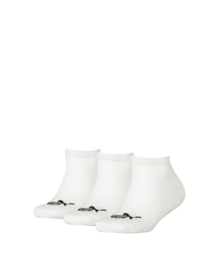 Chaussettes Puma Elements Kids Sneaker 3P Enfant Blanc