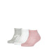 Calcetines Puma Kids Graphic Quarter 3P Infantil Rose Water