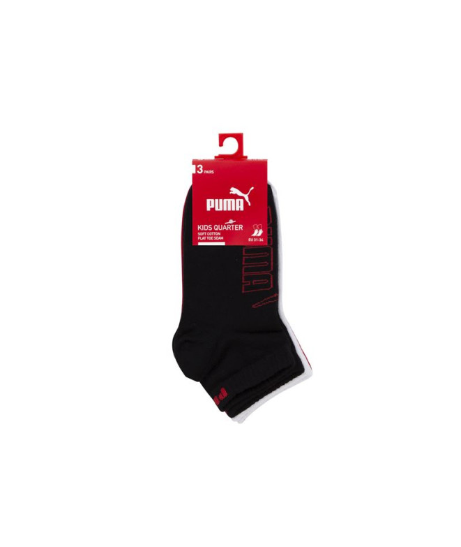 Chaussettes Puma Kids Graphic Quarter 3P Enfant...