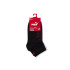 Calcetines Puma Kids Graphic Quarter 3P Infantil Negro / Blanco / Rojo