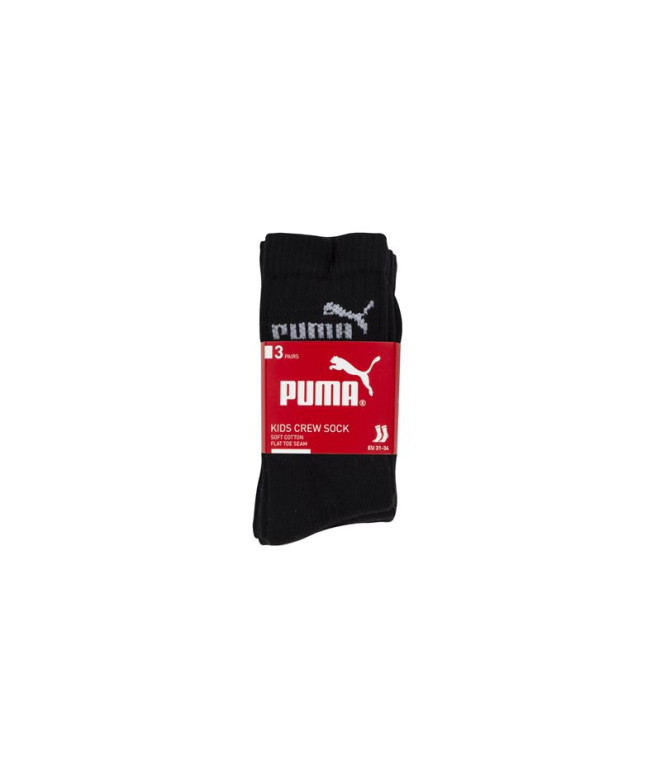 Meias Puma Elements Junior Crew Sock 3P...