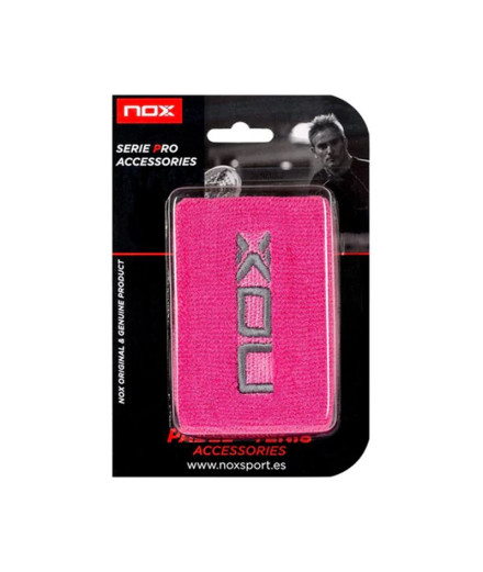 Muñequeras de pádel Nox Rosa 2uds