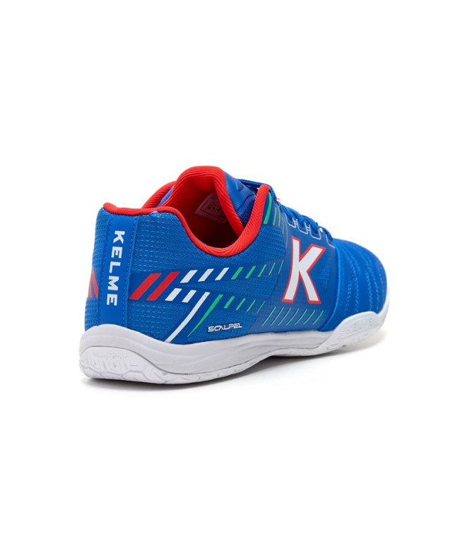 Sapatilhas de Futsal Kelme Scalpel Homem Azul