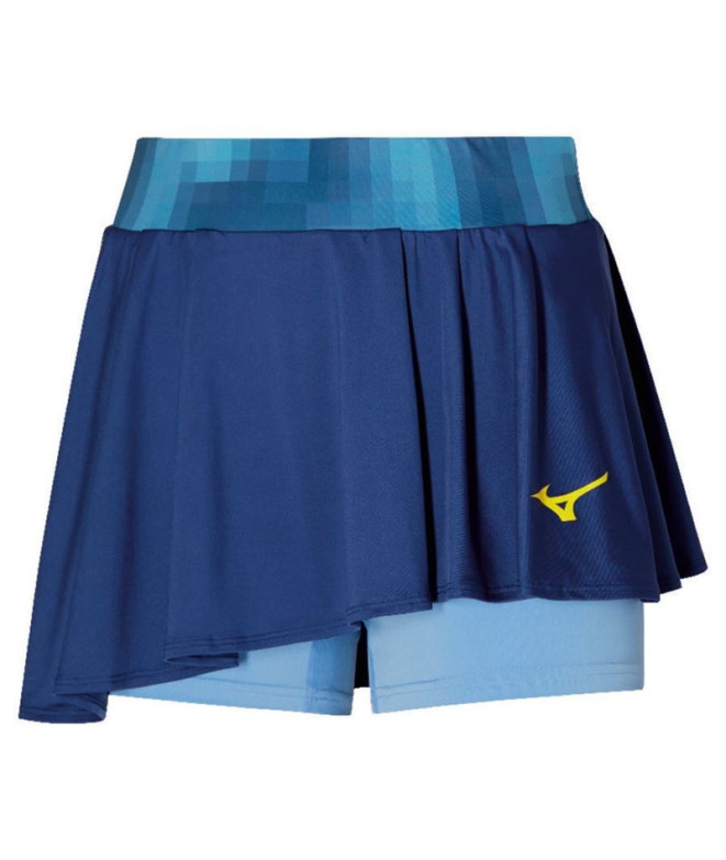 Saia De Tênis Mizuno Frontier Flying Mulher Azul