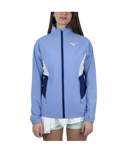 Chaqueta De Tenis Mizuno Frontier Shadow Mujer Azul