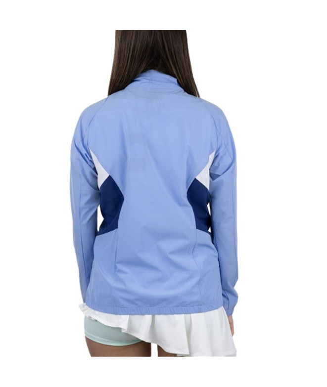 Veste De Tennis Mizuno Frontier Shadow Femme Bleu