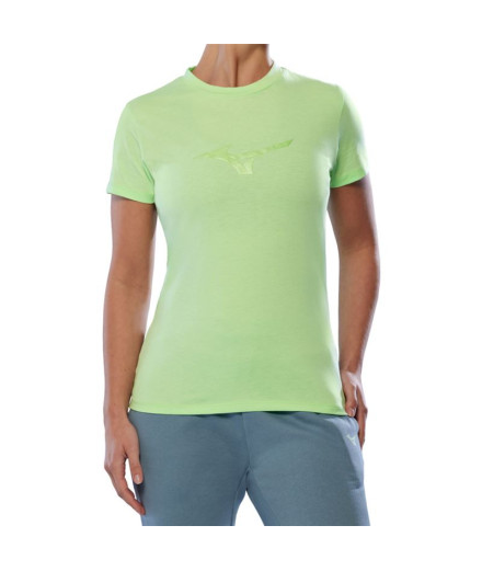 T-shirt de Fitness Mizuno Athletics Rb Tee Femme Vert clair
