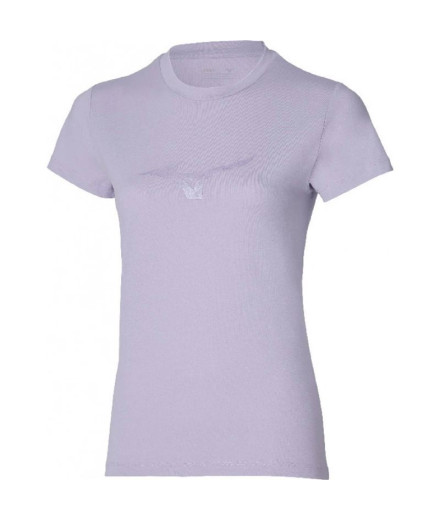 T-shirt de Fitness Mizuno Athletics Rb Tee Femme Violet...