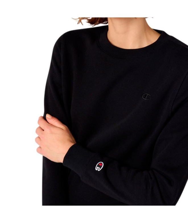 Sudadera Champion Icons Tonal Mujer Negro