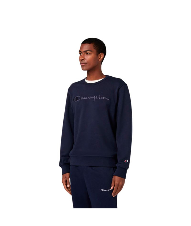 Moletom Champion Icons Tonal Homem Azul Marinho