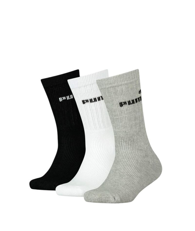 Chaussettes Puma Elements Junior Crew Sock 3P...