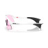 Óculos de sol Oakley Stunt Devil Branco Fosco Prizm Baixa Luz