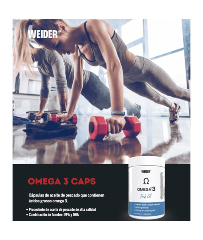 Weider Omega 3 90 Gélules molles