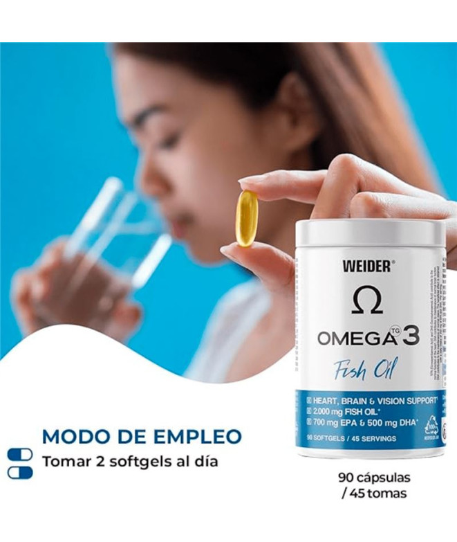 Weider Omega 3 90 Gélules molles