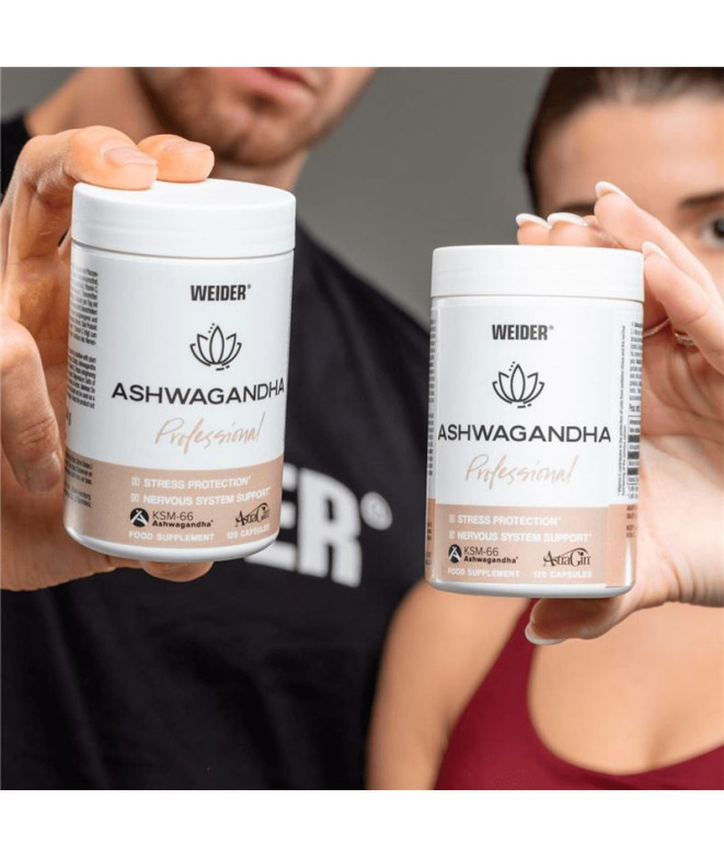 Cápsulas Weider Ashwagandha Professional 120 Caps