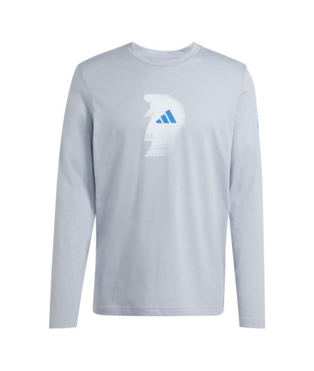 Camiseta de Fútbol adidas Jb Cw Ls Hombre Gris