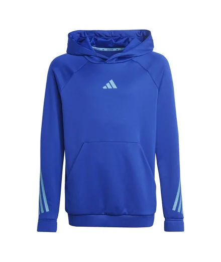 Sudadera adidas Train Icons Aeroready 3 Bandas Infantil