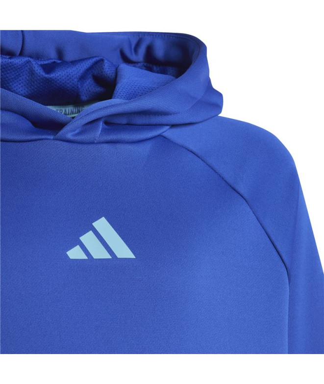 Moletom adidas Train Icons Aeroready 3 Bandas...