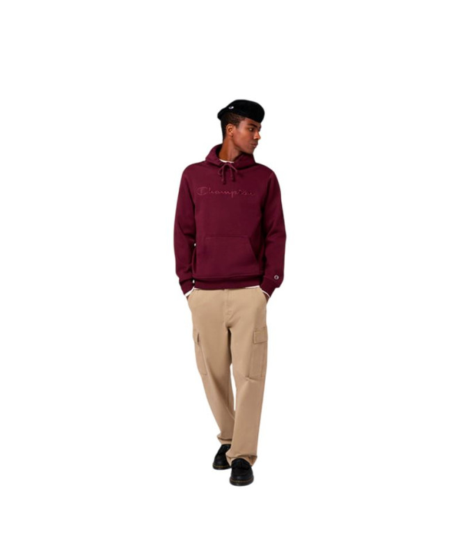 Moletom Champion Icons Tonal Homem Granate