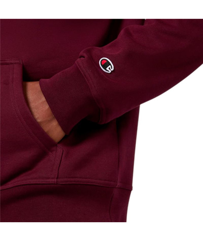 Sudadera Champion Icons Tonal Hombre Granate