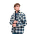 Camisa Jack & Jones Jjzac Teddy Overshirt Ls Homem Cloud Dancer