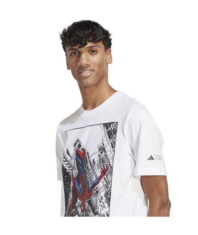 T-shirt adidas Spiderman T-S Homme Blanc