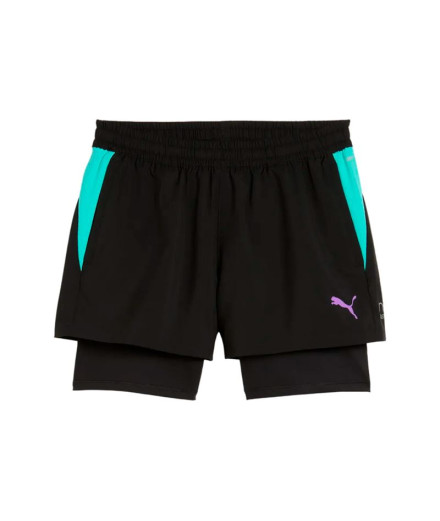 Calça de Pádel Puma Individual 2In, Preto, Mulher