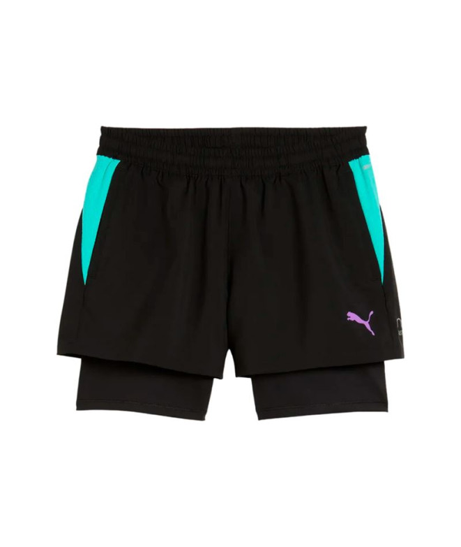 Pantalon de Pádel Puma Individual 2In, Noir, Femme