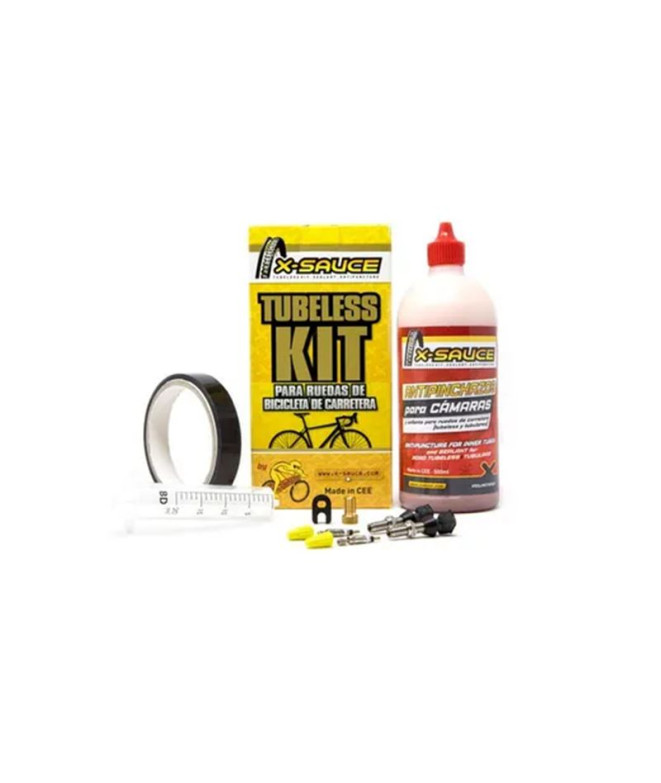 Tubeless de Ciclismo X-Sauce Kit Estrada - V....