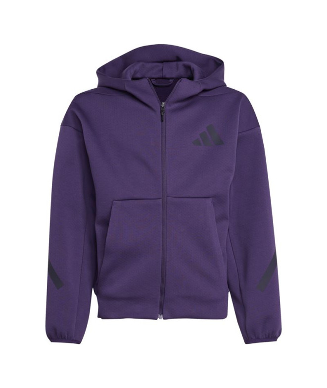 Moletom adidas Z.N.E.Fz Infantil Preto