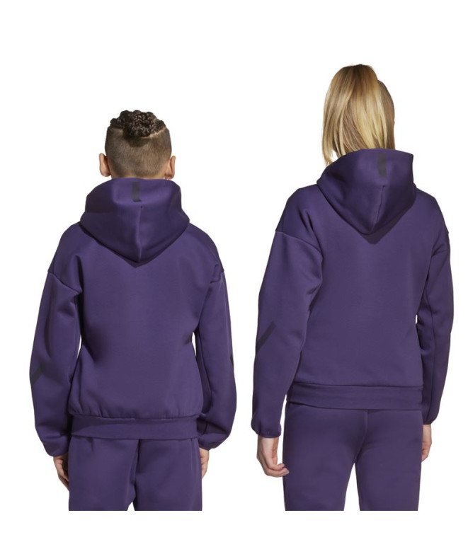 Moletom adidas Z.N.E.Fz Infantil Preto